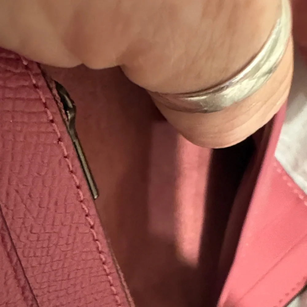 Coach Pink Leather Card Holder - Picture 9 of 13